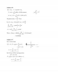 Mechanical Engineering Chapter 4 Solution Maxxxmgx Constant Sec Propulsion Time Sec Sin Odtt Sin When Secv