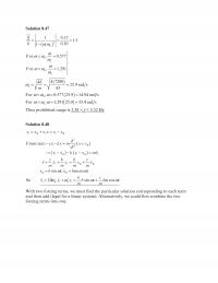 Mechanical Engineering Chapter 8 Solution For For Rad For Rad For Rad Thus Prohibited Range Solution