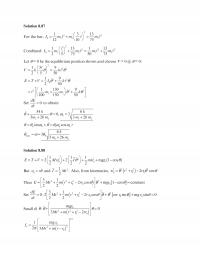 Mechanical Engineering Chapter 8 Solution For The Bar Combined Let The Equilibrium Position Shown And Choose