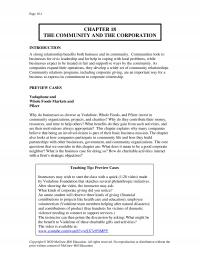 Management Chapter 18 Homework Page The Community And The Corporation Introduction Strong Relationship Benefits Both