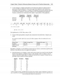 Marketing Chapter 15 Fifteen Testing For Differences Between Groups And For Predictive Relationships Store