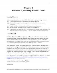 Marketing Chapter 1 What And Why Should Care Learning Objectives After Studying This
