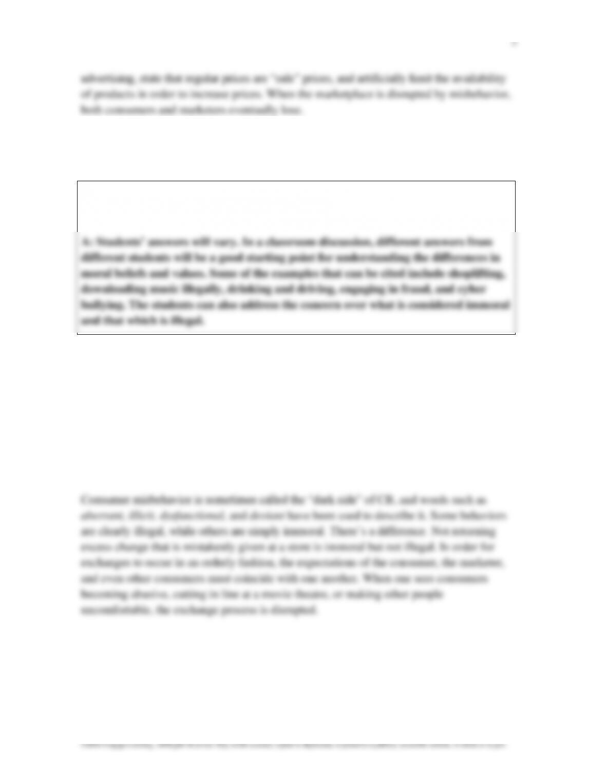 Marketing Chapter 16 Consumer And Marketing Misbehavior Learning ...