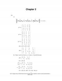 Mechanical Engineering Chapter 2 Nodes And Are Fixed And And Becomes Fkk Fkkkux Cengage Learning