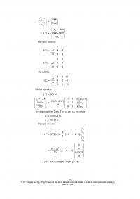 Mechanical Engineering Chapter 3 Stiffness Matrices Global Global Equations Solving Equations And For And Obtain Element