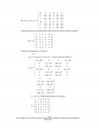 Mechanical Engineering Chapter 5 Llll Llkll Local Llll Llll Functional Equation For Transformation Matrix Between Local