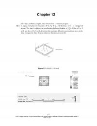 Mechanical Engineering Chapter 12 Solve These Problems Using The Plate Element From Computer Program Square