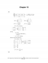 Mechanical Engineering Chapter 15 Tae Tae Becomes Solving Reactions And Actual Nodal Forces Taae Tle