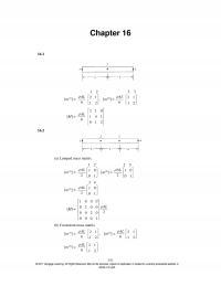 Mechanical Engineering Chapter 16 Lumped Mass Matrix Consistent Mass Matrix Cengage Learning All Rights Reserved