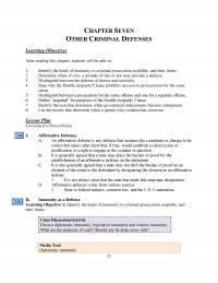 Counseling Chapter 7 Seven Other Criminal Defenses Learning Objectives After Reading This Students