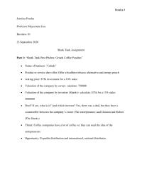 Shark Tank Assignment