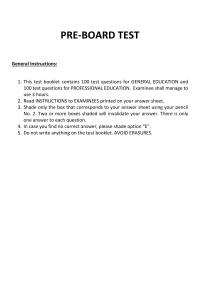 Pre – Board Exam Questions