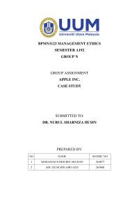 Case Study – Apple