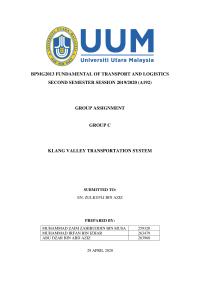 Klang Valley Transportation System