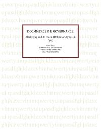 E Commerce And Governance