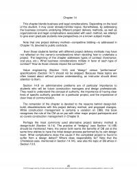 Civil Engineering Chapter 14 This Blends Business And Legal Considerations Depending The Level The