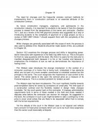 Civil Engineering Chapter 18 The Need For Changes And The Frequently Complex Contract Methods For
