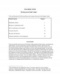 Management Chapter 9 1 Teaching Note The Boycott Stoli Vodka This Case Illustrates The Following Themes