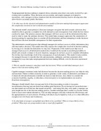 Management Chapter 5 Decision Making Learning Creativity And Entrepreneurship Nonprogrammed Decision Making Required When