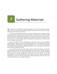 Speech Chapter 7 Gathering Materials Questions For Each Are Organized According Type Truefalse Multiplechoice