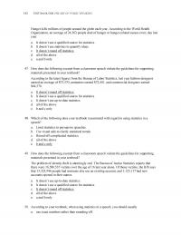 Speech Chapter 8 Test Bank For The Art Public Speaking Hunger Kills Millions People Around