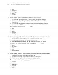 Speech Chapter 9 Test Bank For The Art Public Speaking Causal Informative Chronological Topical Descriptive