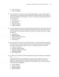 Speech Chapter 10 Beginning And Ending The Spee Preview The Speech Relate The Audience