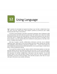 Speech Chapter 12 Using Language Questions For Each Are Organized According Type Truefalse Multiplechoice