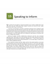 Speech Chapter 15 Speaking Inform Questions For Each Are Organized According Type Truefalse Multiplechoice
