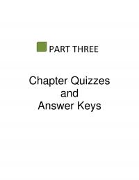 Speech TB_13e_Part_3_Chapter Quizzes Part Three Quizzes And Answer Keys One Quiz Speaking Public