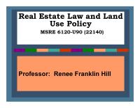 Real Estate Law