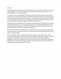 Journalism Chapter 7 Homework What Impact You Think The Context Which The American Press Operated