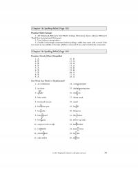 Communications Chapter 16 Spelling Relief