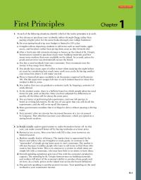 Economics Chapter 1&nbsp;In Each Of The Following Situations Identify Which Of The Twelve Principles Is At Work