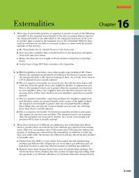 Economics Chapter 16&nbsp;What Type Of Externality (Positive Or Negative) Is Present In Each Of The Following Examples