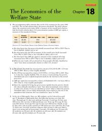 Economics Chapter 18&nbsp;The Accompanying Table Contains Data On The U.S. Economy For The Years 1983 And 2015