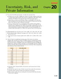 Economics Chapter 20&nbsp;For Each Of The Following Situations Calculate The Expected Value