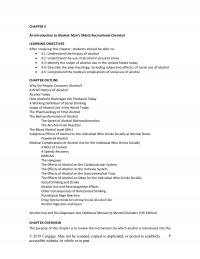 Counseling Chapter 4 Introduction Alcohol Mans Oldest Recreational Chemical Learning Objectives After Studying This