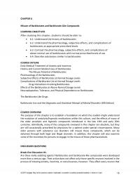 Counseling Chapter 6 Misuse Barbiturates And Barbituratelike Compounds Learning Objectives After Studying This