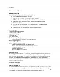Counseling Chapter 10 Marijuana Use And Misuse Learning Objectives After Studying This Students