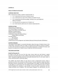 Counseling Chapter 13 Misuse Inhalants And Aerosols Learning Objectives After Studying This Students