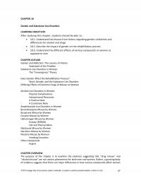 Counseling Chapter 18 Gender And Substance Use Disorders Learning Objectives After Studying This
