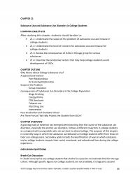 Counseling Chapter 21 Substance Use And Substance Use Disorders College Students Learning Objectives After