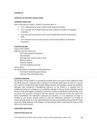 Counseling Chapter 23 Substance Use Disorders And The Family Learning Objectives After Studying This