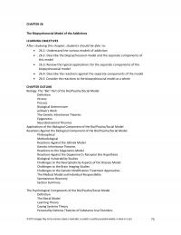 Counseling Chapter 26 The Biopsychosocial Model The Addictions Learning Objectives After Studying This