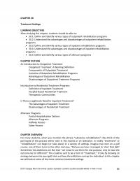 Counseling Chapter 30 Treatment Settings Learning Objectives After Studying This Students Should Able