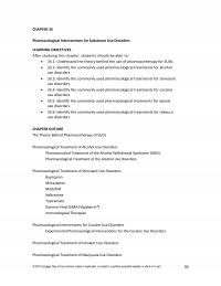 Counseling Chapter 33 Pharmacological Interventions For Substance Use Disorders Learning Objectives After Studying This