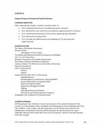 Counseling Chapter 35 Support Groups Promote And Sustain Recovery Learning Objectives After Studying This