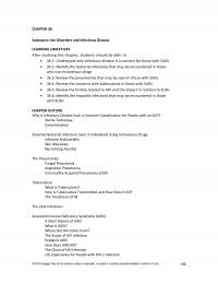 Counseling Chapter 36 Substance Use Disorders And Infectious Disease Learning Objectives After Studying This