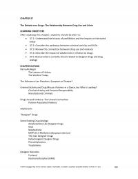 Counseling Chapter 37 The Debate Over Drugs The Relationship Between Drug Use And Crime